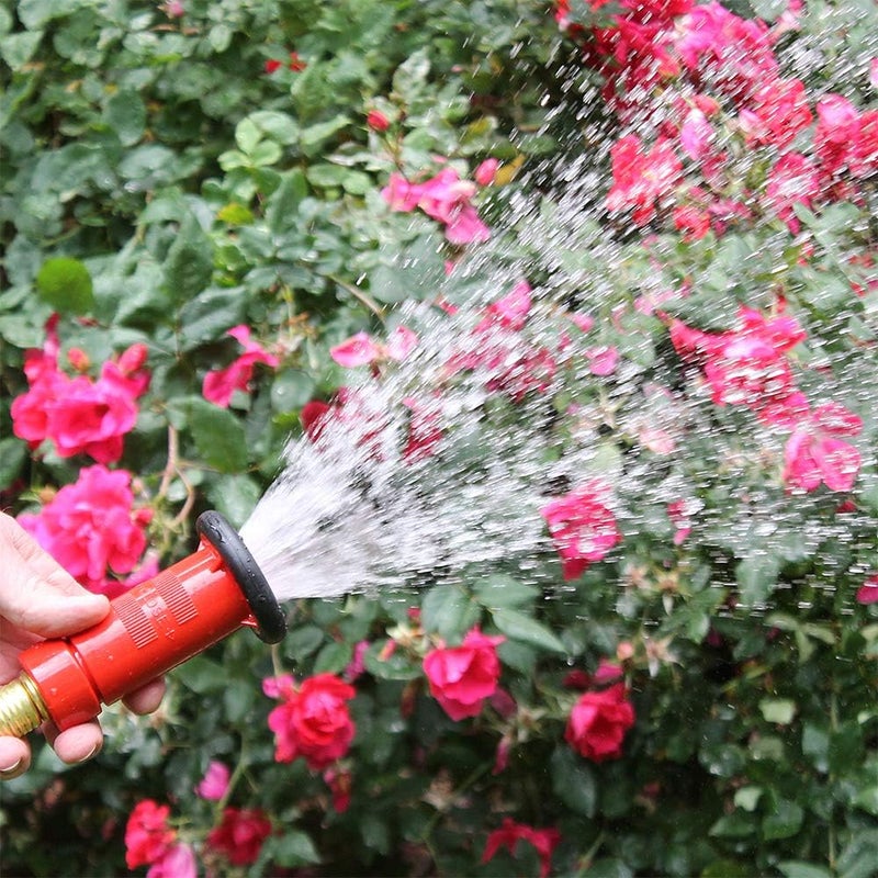 FireHoseDirect Plastic Red Garden Hose Nozzle (GHT) - Image 2